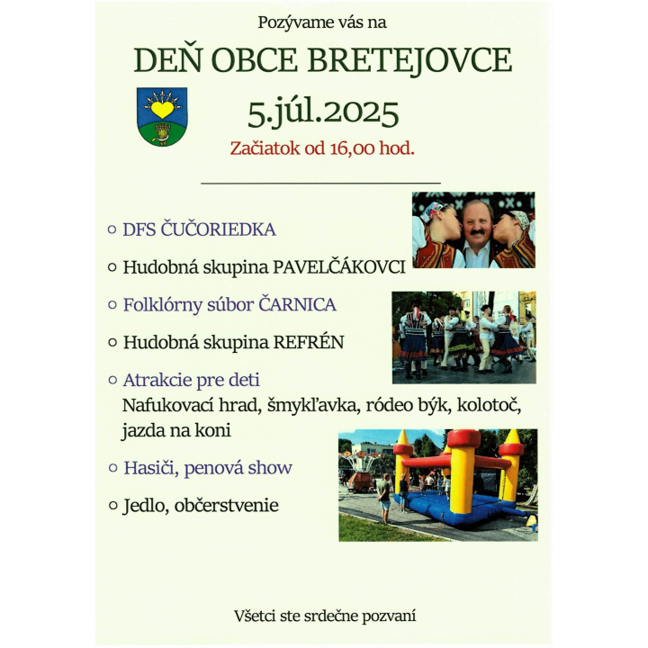 Deň obce Bretejovce