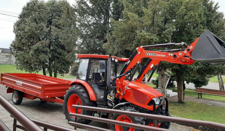 Práce s traktorom