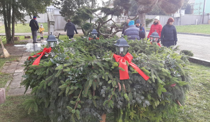 Adventný veniec 27.11.2022