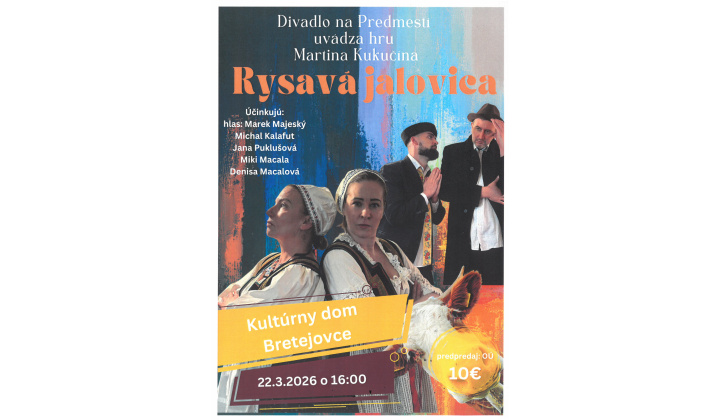 Pozvánka na divadelné predstavenie