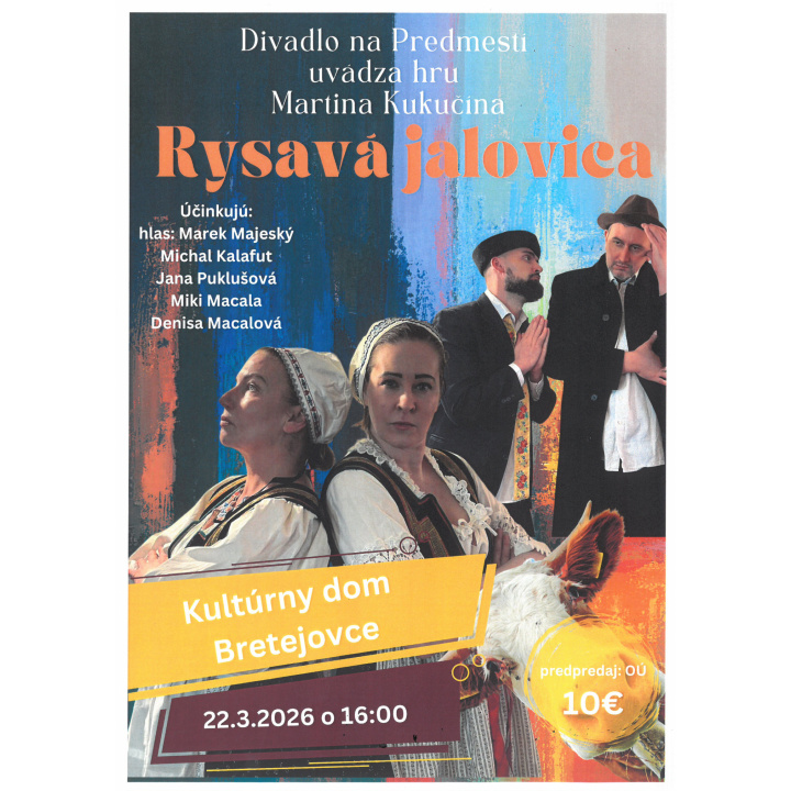 Pozvánka na divadelné predstavenie